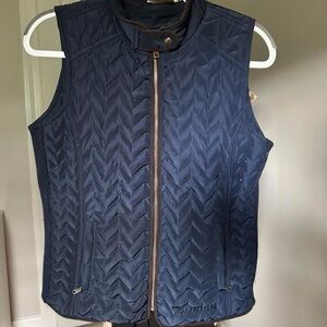 Blue Quilted Vest